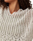 Фото #3 товара Women's Crochet Collar Pullover Sweater