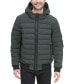 Фото #5 товара Men's Quilted Hooded Bomber Jacket