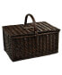 Surrey Willow Picnic Basket with Coffee Set -Service for 2