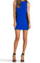 Style Stalker Womens Sleeveless Blue Color Mini Dress Colorblock Size Large