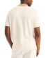 Фото #2 товара Men's Jacquard Short Sleeve Striped Button-Front Shirt