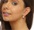 Elegant bicolor earrings with real pearls JL0721