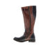 Фото #5 товара Bed Stu Glaye S F321139 Womens Black Leather Hook & Loop Knee High Boots 6.5