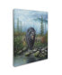 Robert Wavra 'Smoky Mountain Black Bear' Canvas Art - 19" x 14" x 2"