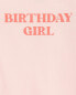 Baby Birthday Girl Cotton Bodysuit 24M