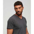 SUPERDRY Slub short sleeve v neck T-shirt