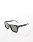 Фото #2 товара Le Specs chante polarized square sunglasses in black