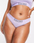 Calvin Klein Plus Size Reimagined Heritage bikini style brief in lilac