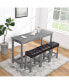 Фото #3 товара Multifunctional Dining and Game Room Table Set