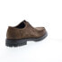 Фото #8 товара Bruno Magli Hopper MB1HPRO1 Mens Brown Suede Oxfords & Lace Ups Casual Shoes