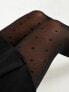 Фото #3 товара Pieces 20 denier polka dot tights in black