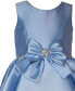 ფოტო #3 პროდუქტის Toddler Girls Sleeveless High Low Princess Seam Mikado Dress