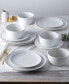 Фото #3 товара Swirl Coupe 12 Piece Dinnerware Set, Service For 4