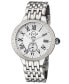 ფოტო #1 პროდუქტის Women's Astor Silver-Tone Stainless Steel Watch 40mm