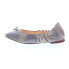 Фото #9 товара Bed Stu Bosworth F302001 Womens Gray Leather Slip On Ballet Flats Shoes