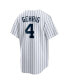 Футболка мужская Nike Футболка игровая коллекция Cooperstown Lou Gehrig New York Yankees Home в полоску Белый, L - фото #3