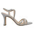 Фото #1 товара Nina Anna Rhinestone Wedding Strappy Womens Silver Dress Sandals ANNA-YY-TSILSH