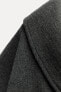 Пальто оверсайз из смесовой шерсти manteco — zw collection ZARA