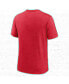 Фото #4 товара Men's Heathered Red Kansas City Chiefs Local Tri-Blend T-shirt