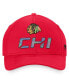 Фото #3 товара Men's Red Chicago Blackhawks Authentic Pro Team Locker Room Adjustable Hat