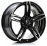 Фото #1 товара Колесный диск литой черный полированный Avus Racing AF15 8x18 ET30 - LK5/112 ML66.7