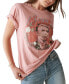 ფოტო #1 პროდუქტის Women's Bowie Cotton Embroidered Graphic T-Shirt