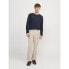 Фото #4 товара JACK & JONES Linen Knit Crew Neck Sweater