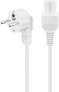 Фото #2 товара Goobay 30370 - Netzkabel Schutzkontaktstecker gew 2 m ws C15 - Cable - Current/Power Supply