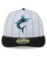ფოტო #4 პროდუქტის Men's White Miami Marlins 2024 Batting Practice Low Profile 59FIFTY Fitted Hat