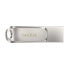 USB флеш-накопитель SanDisk Ultra Dual Drive Luxe - 1000 ГБ - USB Type-A / USB Type-C - 3.2 Gen 1 (3.1 Gen 1) - 150 МБ/с - поворотный - нержавеющая сталь