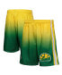 ფოტო #1 პროდუქტის Men's Yellow and Green Seattle SuperSonics 1994/95 Hardwood Classics Fadeaway Reload 3.0 Swingman Shorts