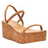 Фото #3 товара COCONUTS by Matisse Honor Platform Wedge Womens Brown Casual Sandals HONOR-128