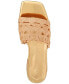ფოტო #9 პროდუქტის Women's Tavita Slide Wood Heel Straw Flat Sandals