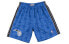 Фото #1 товара Баскетбольные шорты Mitchell & Ness NBA Logo SW 00-01, Орландо Мэджик, МакДай, мужские/женские, глубокий синий