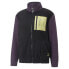 Фото #1 товара Puma Poke X Sherpa Full Zip Jacket Mens Black Casual Athletic Outerwear 53655101