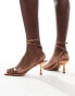 Фото #3 товара Mango ankle wrap high heel in bronze