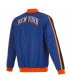 ფოტო #2 პროდუქტის Men's Royal New York Knicks 2023/24 City Edition Full-Zip Bomber Jacket