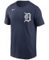 Фото #1 товара Detroit Tigers Men's Swoosh Wordmark T-Shirt