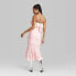 Фото #2 товара Women's Ruffle Midi Dress - Wild Fable Pink XS