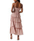 Фото #2 товара Women's Harriet Ruffe-Trim Tiered Maxi Dress