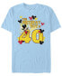Фото #1 товара Men's Mickey Birthday 40 Short Sleeve Crew T-shirt