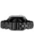 Фото #7 товара Ремешок для часов kate spade new york черный из нержавеющей стали для Apple Watch, 38,40,41,42,44,45,49 мм