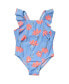 Купальник Snapper Rock Beach Bloom Ruffle Shoulder