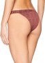 Billabong 236668 Womens Cheeky Bikini Bottom Swimwear Plum Berry Size Large