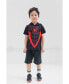 ფოტო #3 პროდუქტის Boys Spider-Man Miles Morales Athletic Graphic T-Shirt Mesh Shorts Miles Morales