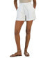 ფოტო #1 პროდუქტის Women's Linen High-Rise Drawstring Shorts, Created for Macy's