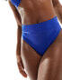 Weekday Heat high waist bikini bottom in blue exclusive to ASOS