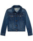 Фото #5 товара Big Girls Lightweight Denim Trucker Jacket