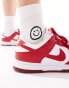 Nike Dunk Low NN unisex trainers in white and red