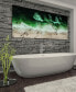 Фото #6 товара High Tide Frameless Free Floating Tempered Glass Panel Graphic Wall Art, 24" x 63" x 0.2"
